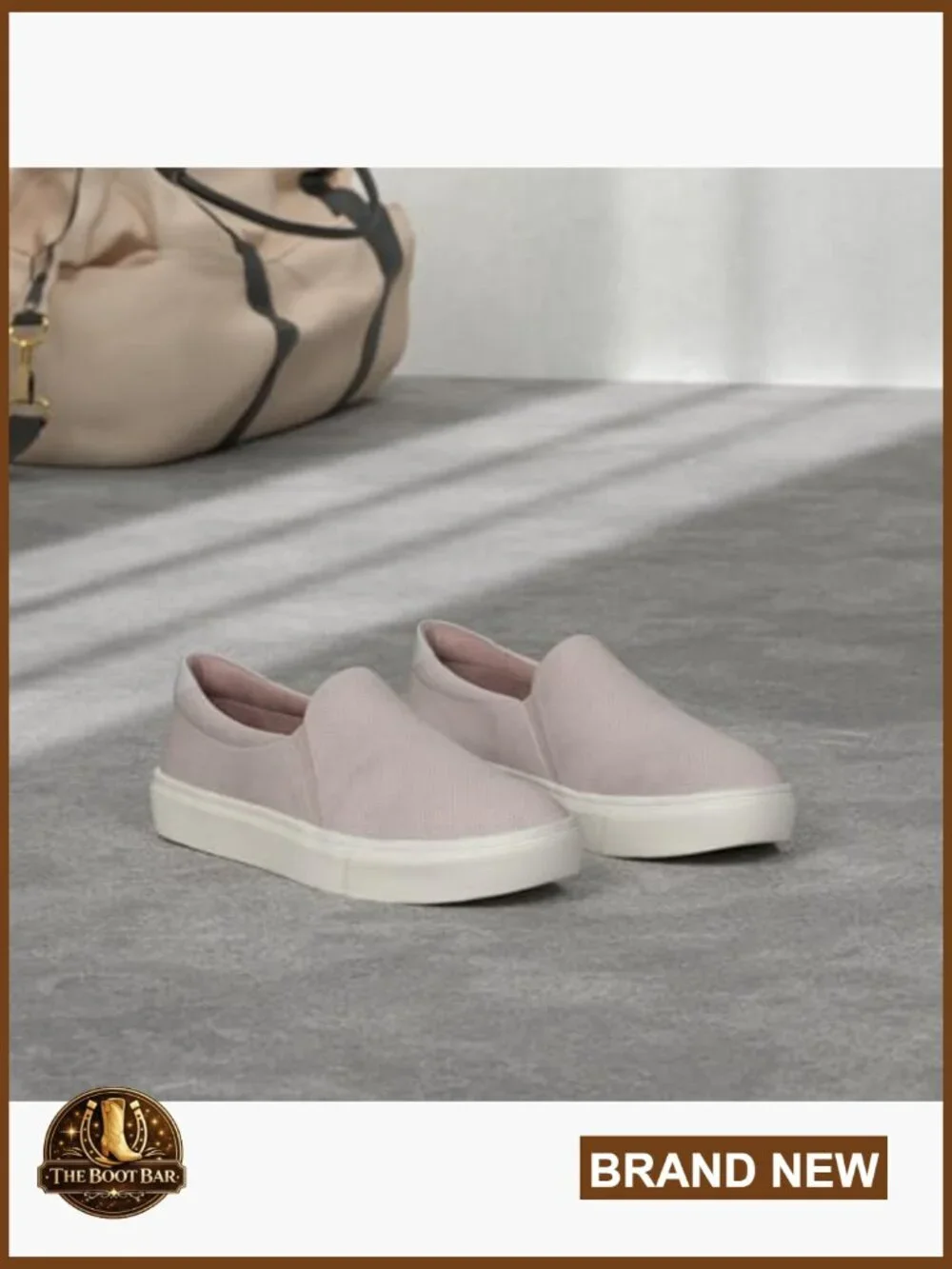 Lightweight Slip-On Sneakers with Recycled Lining, Foam Cushioning